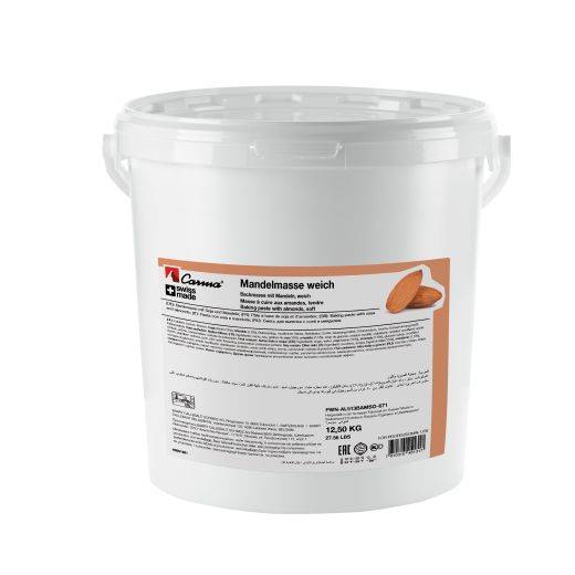 PASTA DI MANDORLE PER FORNO, MORBIDA - 12,5 KG SECCHIO