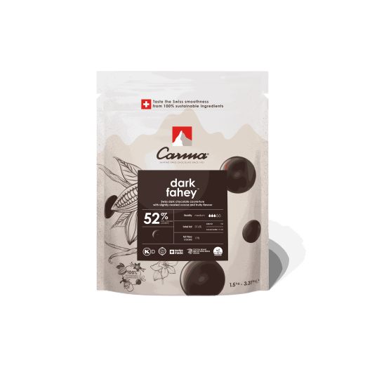 COUVERTURE NOIRE - DARK FAHEY 52% - PISTOLES - SACHET 1,5KG