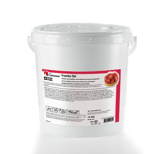 STRAWBERRY SPRAY GEL, FLUID – CAPOMA GEL – BAG IN BOX 13KG