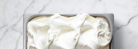 Helado de chocolate blanco