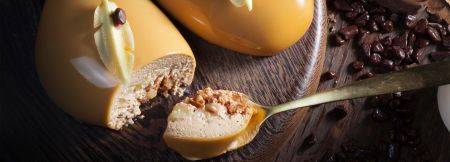 Bavaroise de chocolate con leche