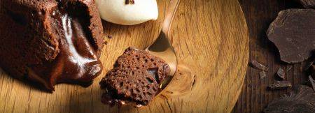Moelleux de chocolate negro