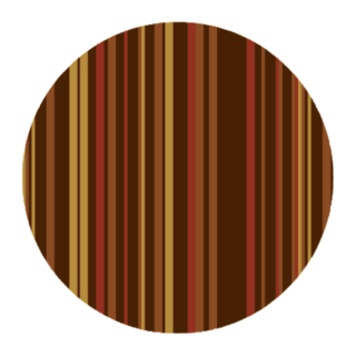 Circled Stripes 2 - Chocolate Decorations - Round Plaque - 280 pcs
