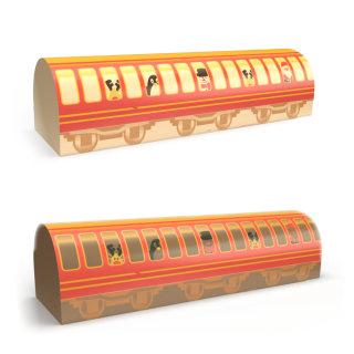 Santa's Train - Transfer Sheets - 60 pcs
