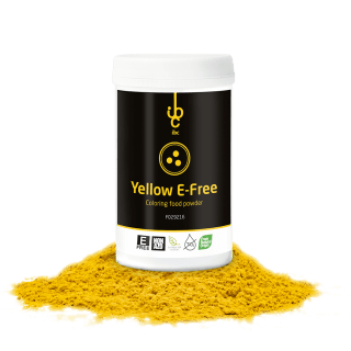 Coloring Powder Yellow E-free - Food Colorants - 100gr - From Natural Origin