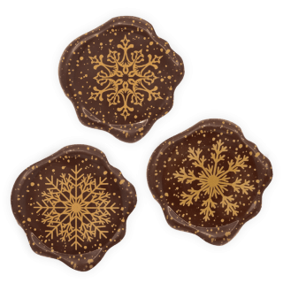 Snowy Seals - Chocolate Decorations - Wax Seal Shapes - 70 pcs