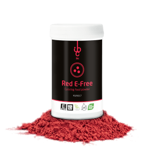 Coloring Powder Red E-free - Food Colorants - 100gr - From Natural Origin