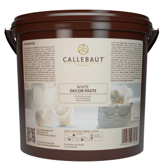 White icing and decor paste