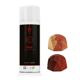 Creative Spray Glitter Red - Food Colorants - 250ml - From Natural Origin