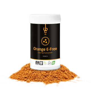 Coloring Powder Orange E-free - Food Colorants - 100gr - From Natural Origin