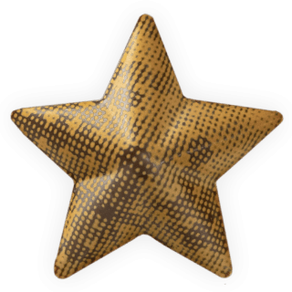 Bubbly Star - Chocolate Decorations - Star Shapes - 56 pcs