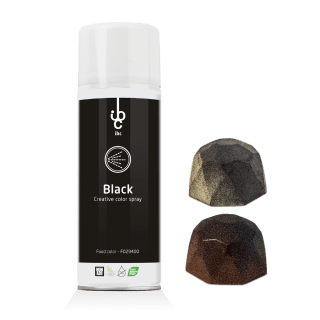 Creative Spray Glitter Black - Food Colorants - 250ml - From Natural Origin