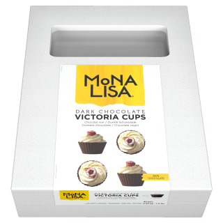 Dark Chocolate Victoria cups