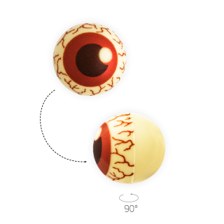 Scary Eye 2 - Chocolate Decorations - Ball Shapes - 63 pcs