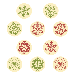 Mystic Snow 4 - Chocolate Decorations - Crystal Plaques - 280 pcs