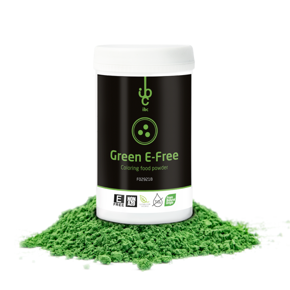 Coloring Powder Green E-free - Food Colorants - 100gr - From Natural Origin