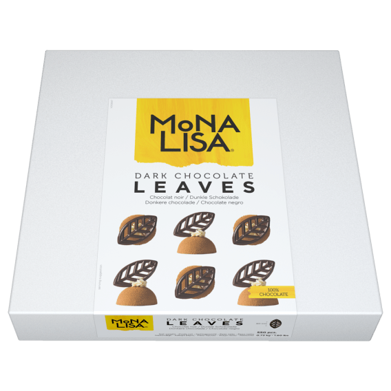 Dark Chocolate Leaves