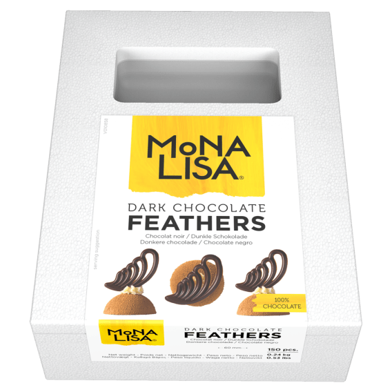 Dark Chocolate Feathers