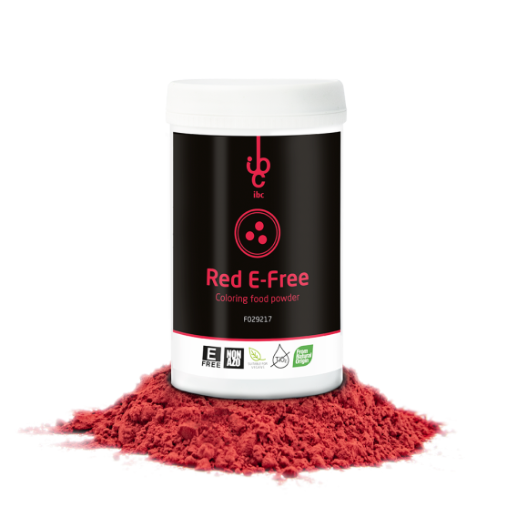Coloring Powder Red E-free - Food Colorants - 100gr - From Natural Origin