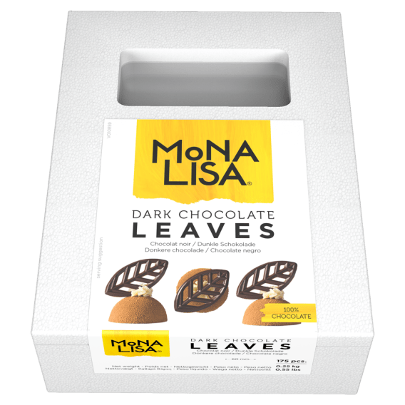 Dark Chocolate Leaves
