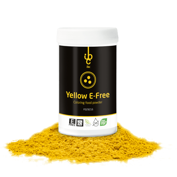 Coloring Powder Yellow E-free - Food Colorants - 100gr - From Natural Origin