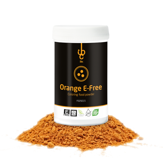 Coloring Powder Orange E-free - Food Colorants - 100gr - From Natural Origin