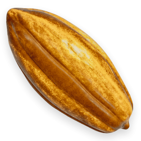 Natural Cocoa Pod Yellow - Chocolate Decorations - Cups - 12 pcs