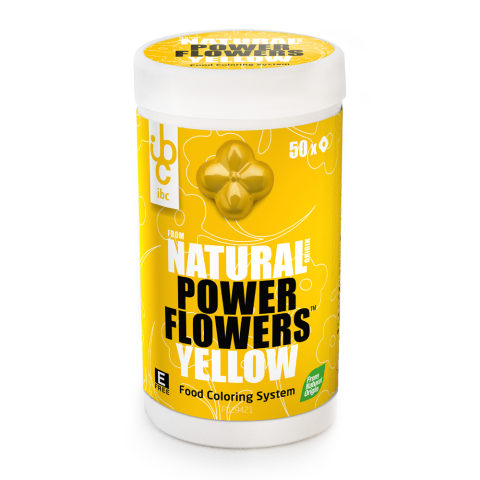 Power Flowers Yellow - Food Colorants - 50 g - From Natural Origin