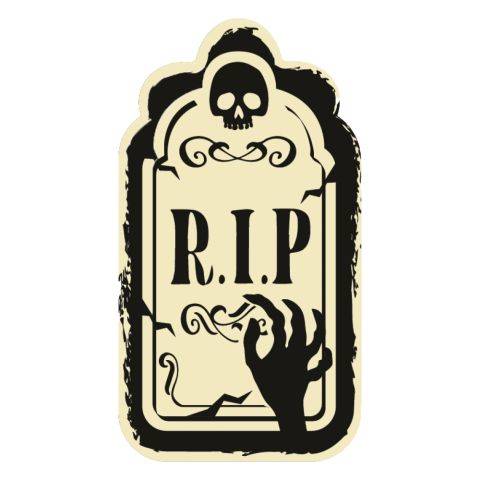 Tombstone -  Chocolate Decorations - Tombstone Plaques - 140 pcs