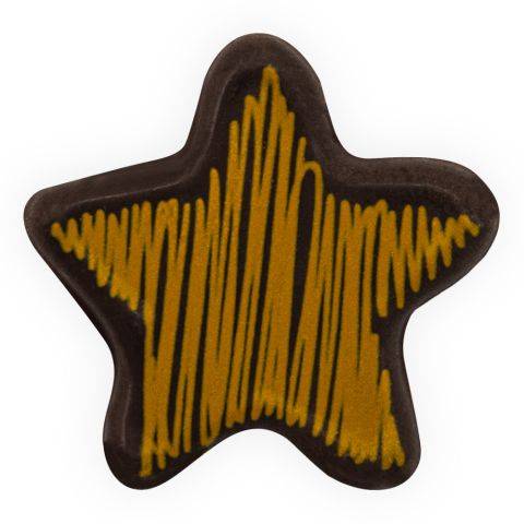 Festive Star Seal - Chocolate Decorations - Wax Seal Star Shapes - 70 pcs