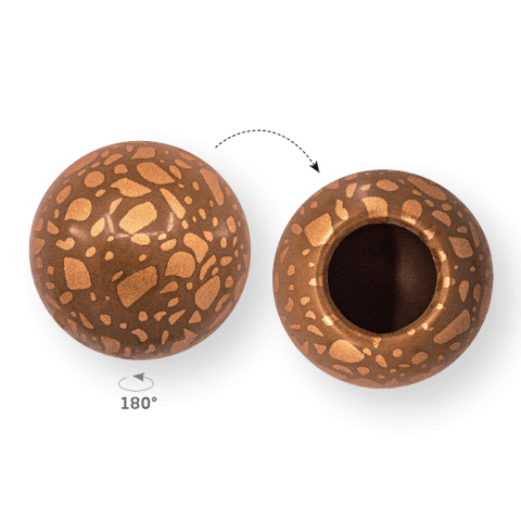 Terrazzo Shell - Chocolate Decorations - Dessert Shell - 20 pcs