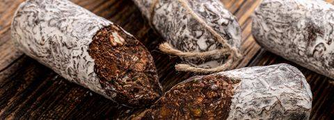 Wegańskie salami czekoladowe