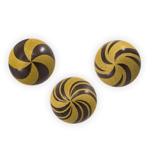 Candy Cane 2 - Chocolate Decorations - Ball Shape - 63 pcs