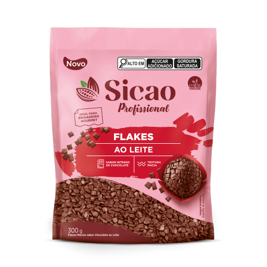 Sicao Flakes Sabor Chocolate Ao Leite 300g
