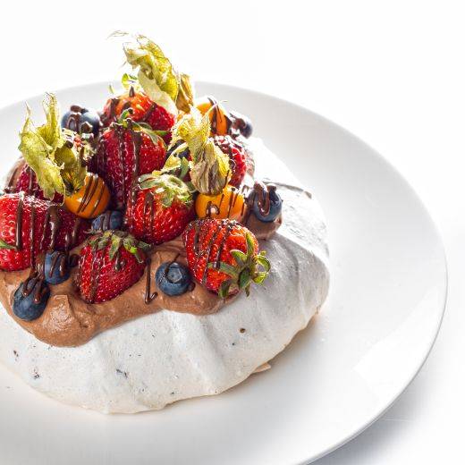 Pavlova de Chocolate Sicao