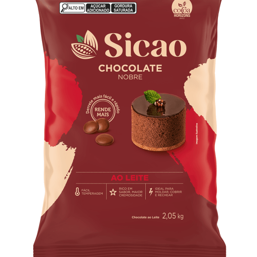 Sicao Nobre Ao Leite Gotas 2,05kg x 8