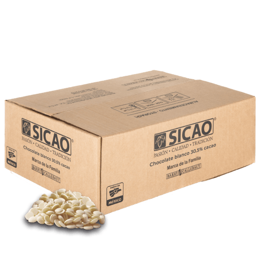 Chocolate Blanco - 30.5% Cacao - Gotas - Caja 10 kg