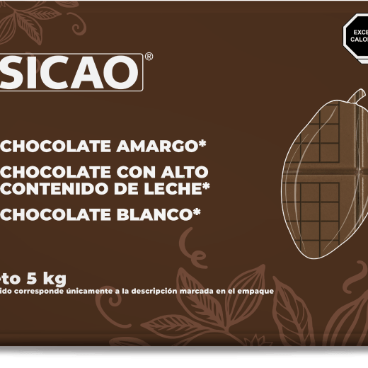 Chocolate - Chocolate con leche - 25.5% Cacao - Block wrapped 5 kg