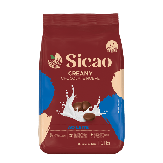 Chocolate Ao Leite Creamy Sicao Nobre 1,01 kg