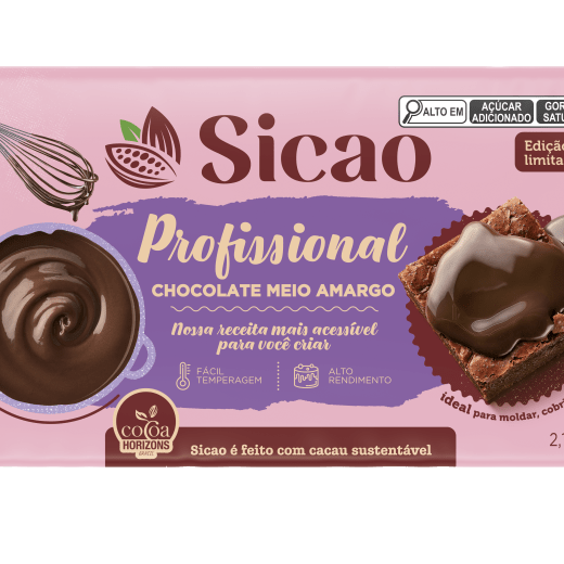 Chocolate Meio Amargo Sicao Profissional