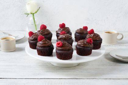 Vegan Cupcakes with Vegan Chocolate Buttercream