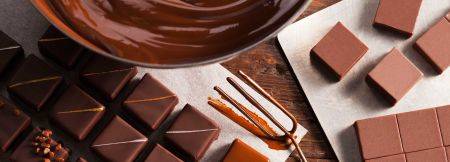 Milk chocolate ganache for enrobing