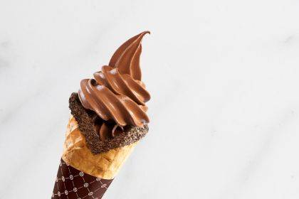 Glace à l’italienne au chocolat noir