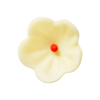 Almond and sugar flowers white