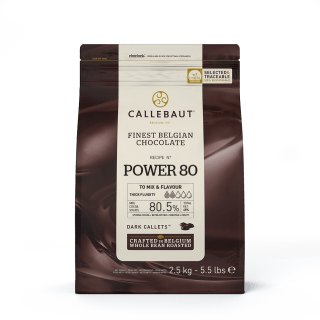 Dark Chocolate - Power 80 - 2.5kg Callets