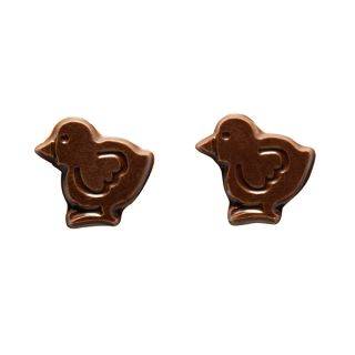 Dark chocolate chickens