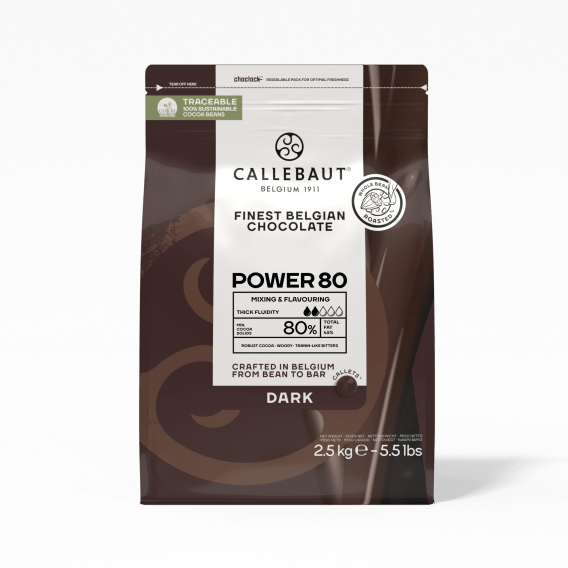 Dark Chocolate - Power 80 - 2.5kg Callets