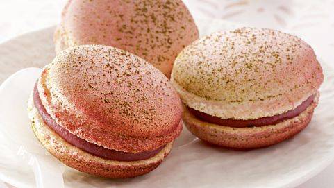Macaron Zéphyr&trade; Matcha Tea en Kersen