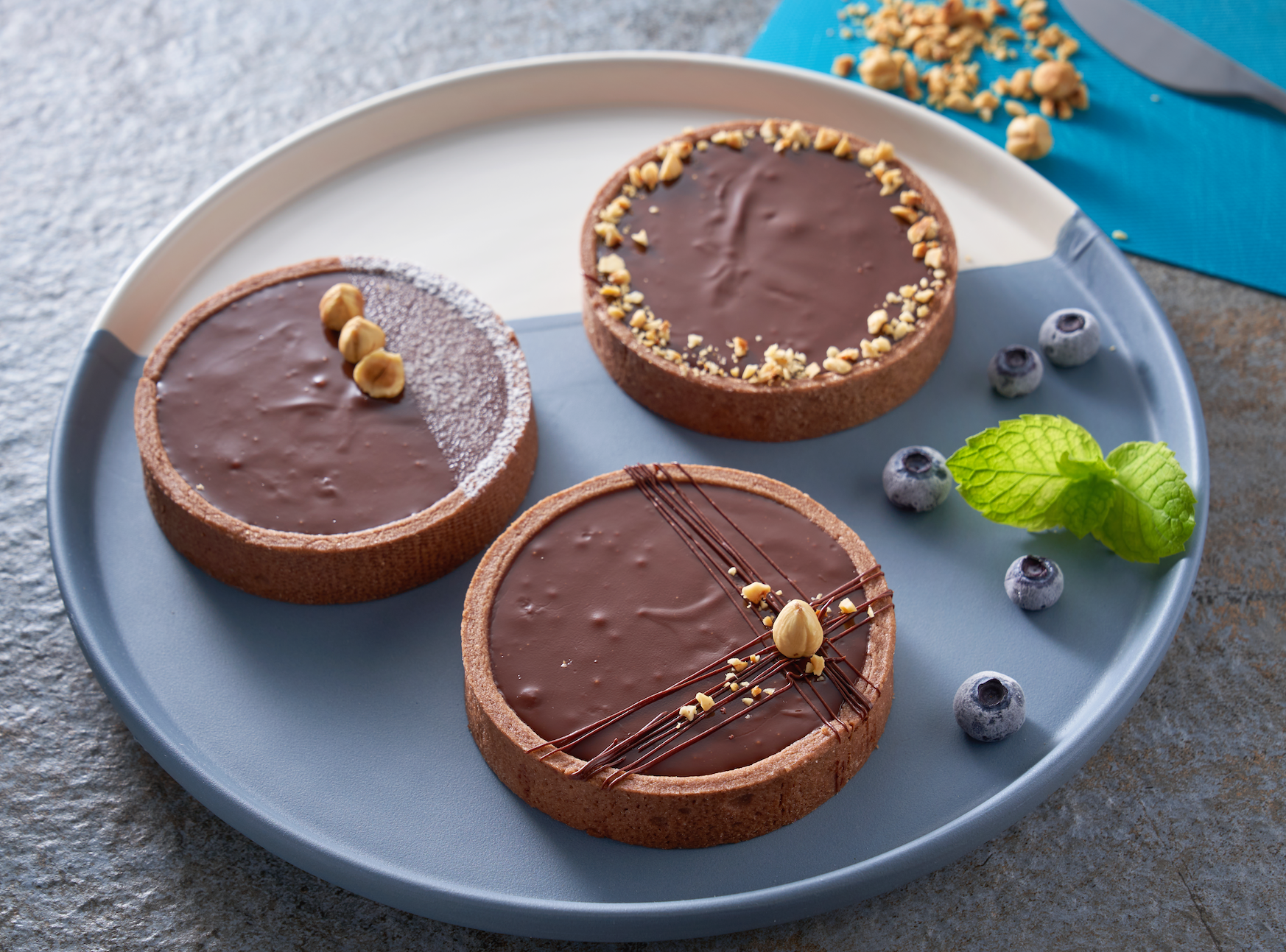 Chocolate Hazelnut Tart