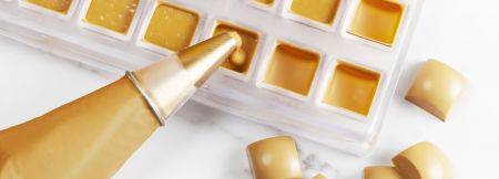 Ganache dorée pour bonbons moulés